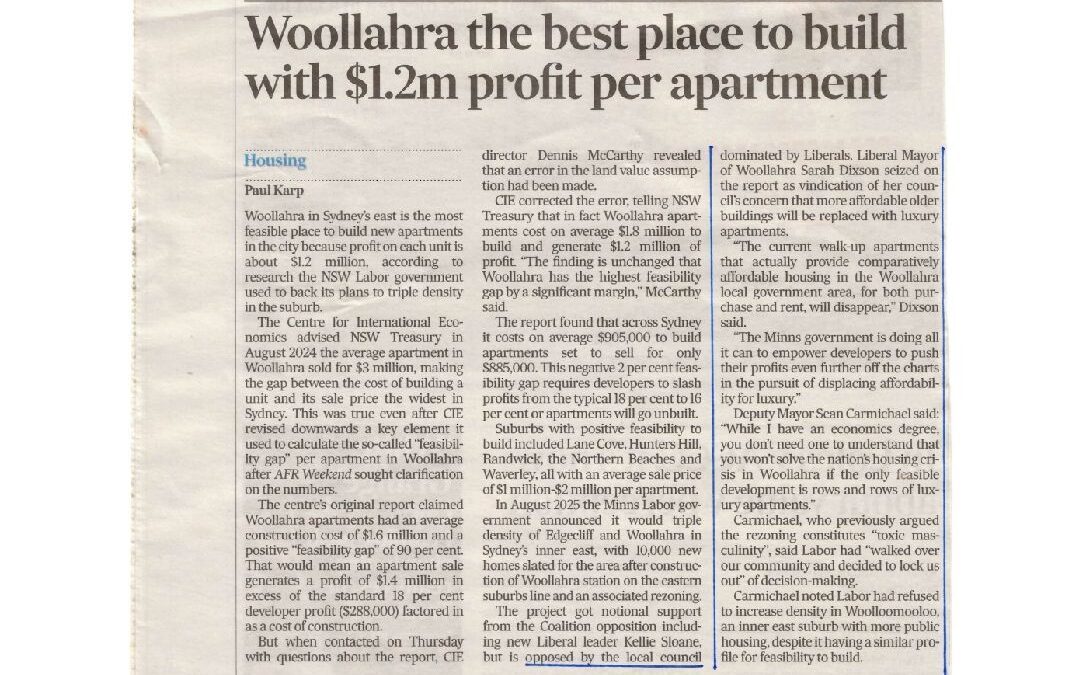 Woollahra Council loudly objects to the demolition of older apartments that already provide affordable housing.